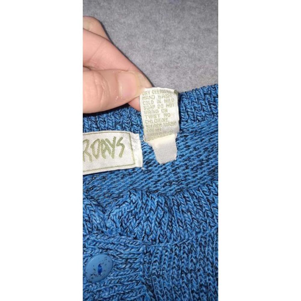 Saturdays Silk Blend Partial Button Pullover Swea… - image 3